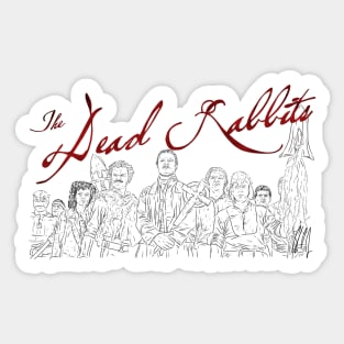 Gangs of New York: The Dead Rabbits [Outline] Sticker
